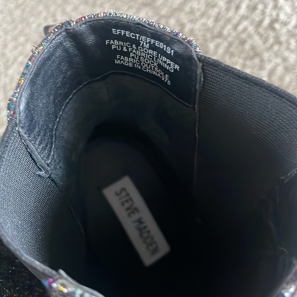 Steve Madden Multicolored Glitter Boots - Picture 7 of 8